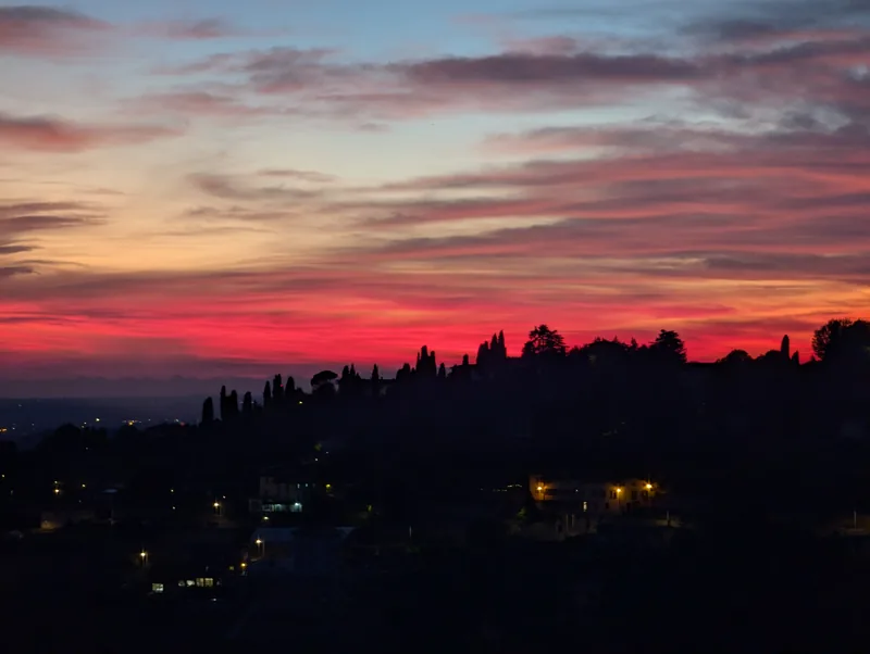 Sunset sky